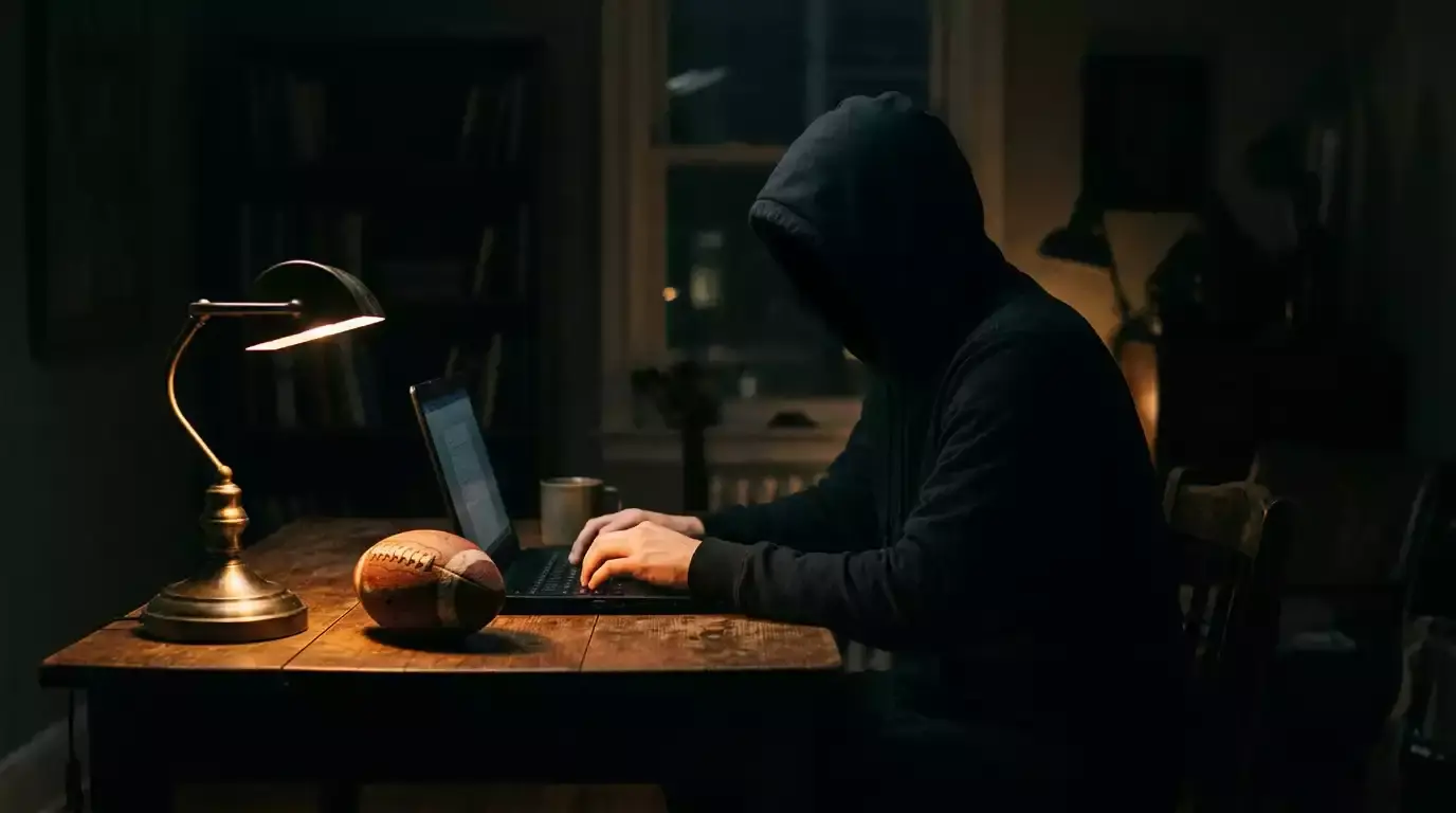 Anonymous crypto NFL betting concept showing KYC verification thresholds and no-KYC sportsbook risks for UK bettors