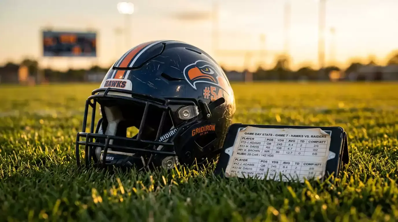 NFL prop bets with crypto showing player stats and American football field